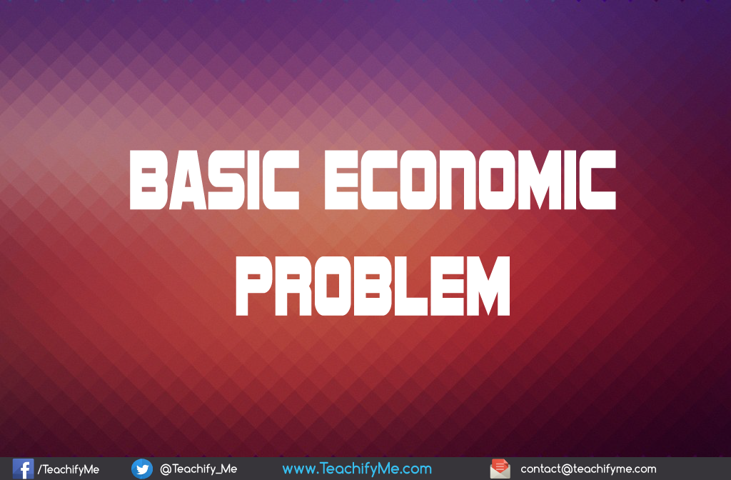 Basic Economic Problem TeachifyMe